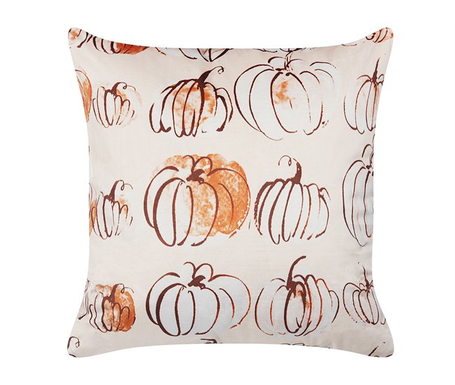 Beliani Almofada decorativa CUCURBITA Bege