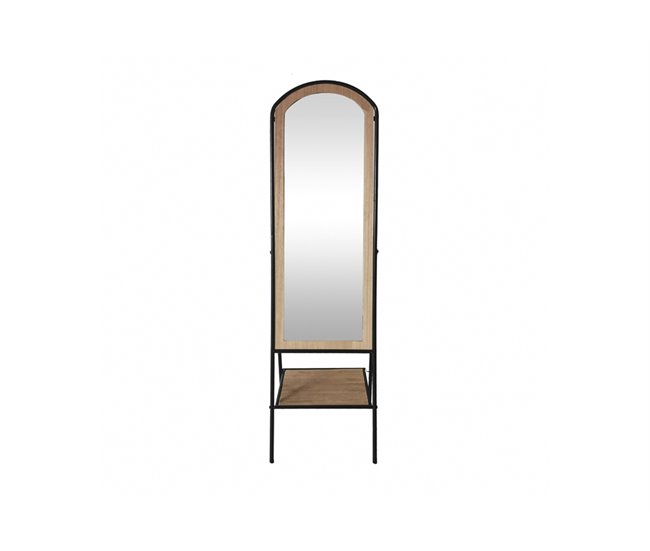 Espelho pe decorativo BRIANA 41x37'5x161 cm Castanho