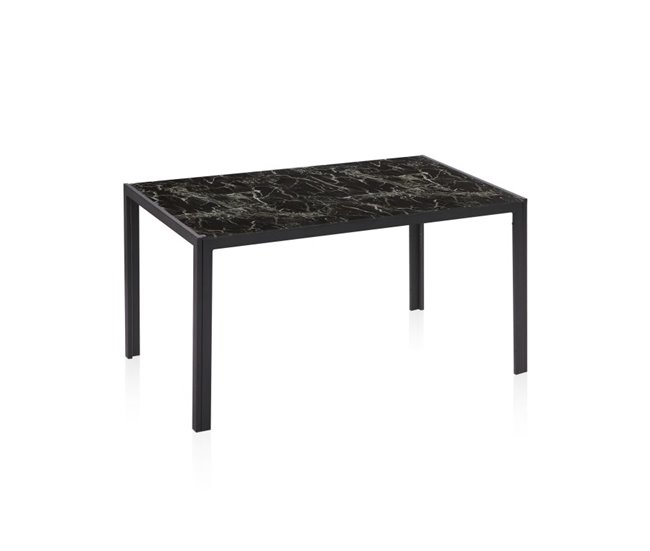  Mesa de jantar Lacey 135x80 Cinza
