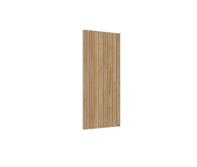 LANDRU painel de madeira cor de carvalho 50x120 cm Madeira