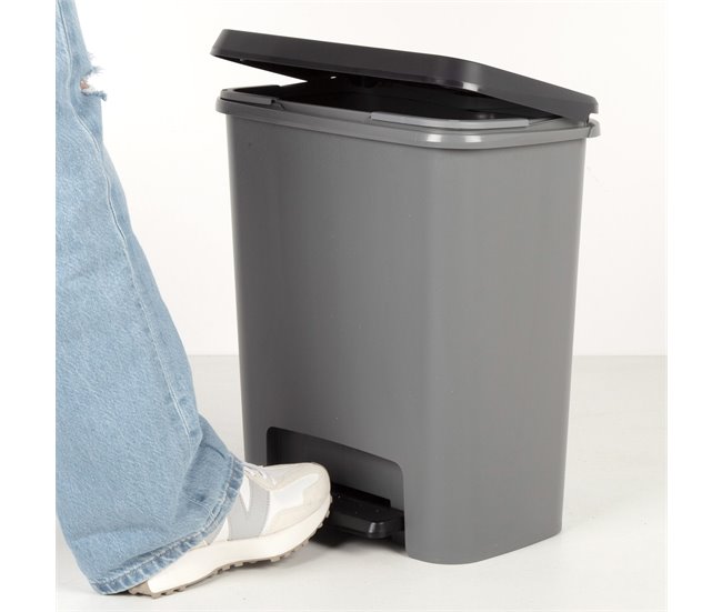 Curver Caixote do lixo Compatta 25L Cinza