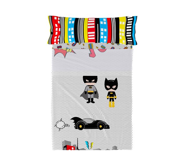 Bat jogo de lençol 