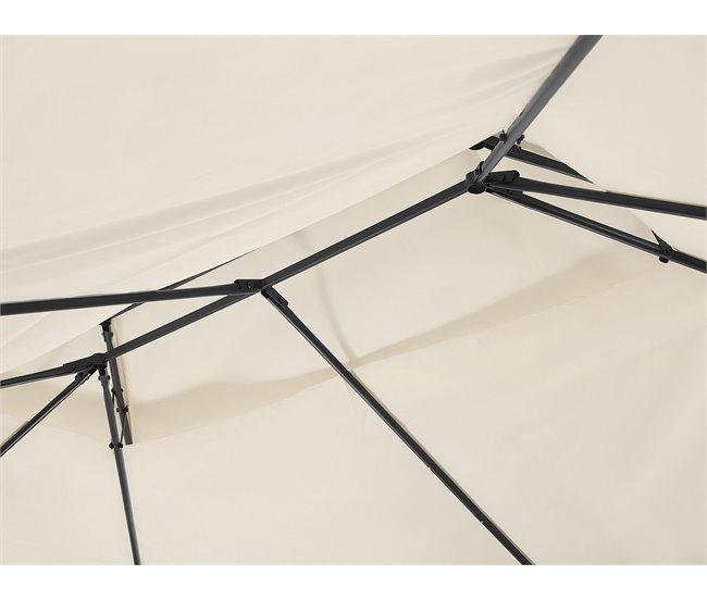 Beliani Pérgola de Jardim COLOS 400x300 Bege