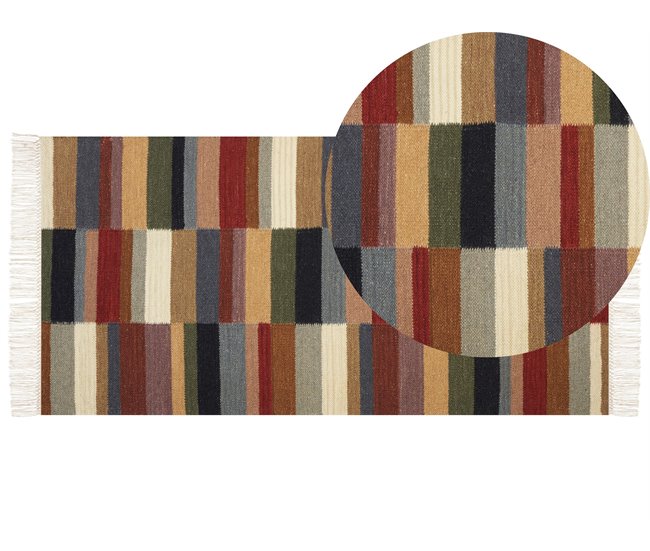 Beliani Kilim MUSALER 80x150 Multicor