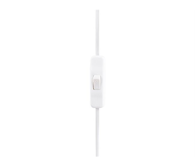 Beliani Candeeiro de mesa LAMBRE Branco
