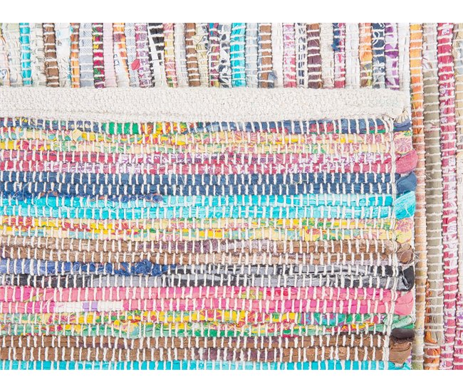 Beliani Entrelaçado MERSIN 80x150 Multicor