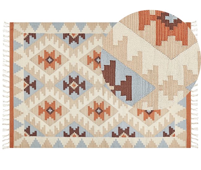 Beliani Kilim DILIJAN 160x230 Multicor
