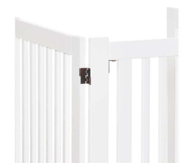 Barreira de Segurança Cães MDF PawHut Branco