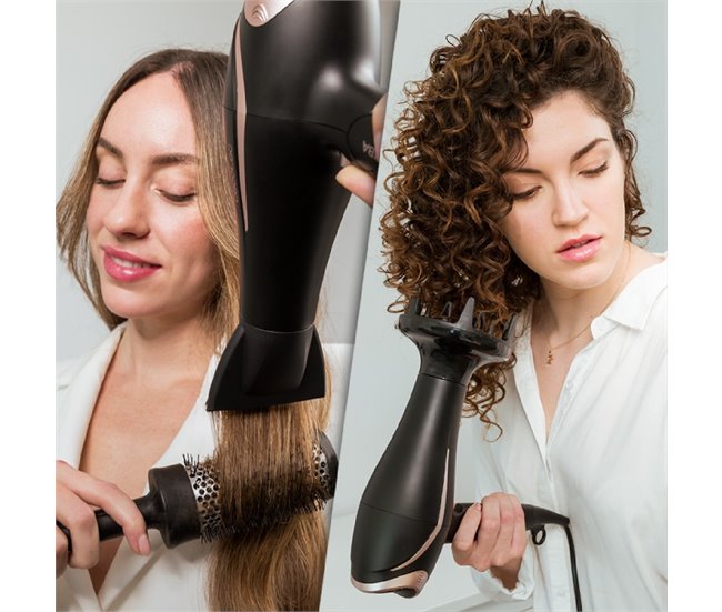 Cecotec Secador de cabelo DC com 2400 W, tecnologia de iões e elevado caudal de ar. Preto