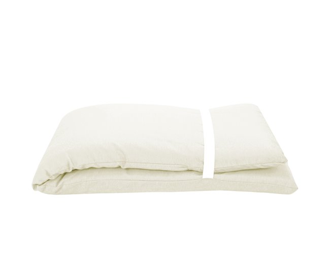  Acomoda Textil - Colchão de espreguiçadeira de enchimento. Bege