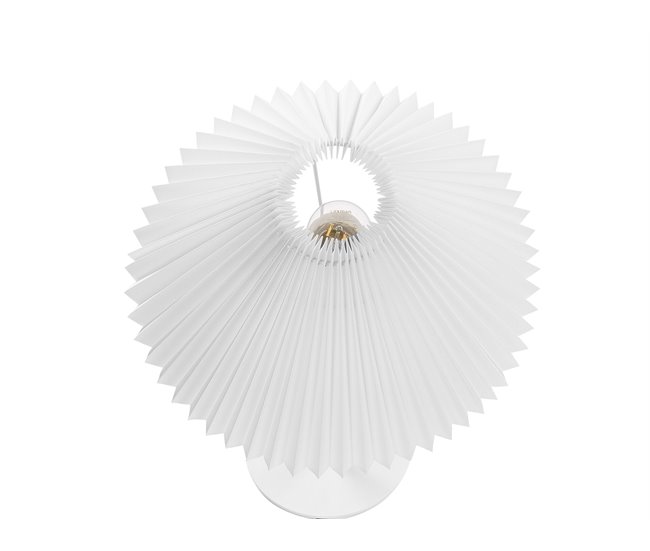 Beliani Candeeiro de mesa ALWERO Branco