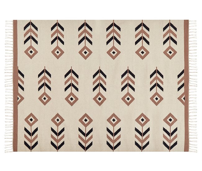 Beliani Kilim NIAVAN 140x200 Bege