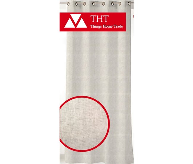 Cortina transparente AIDAN 140x260cm Multicor