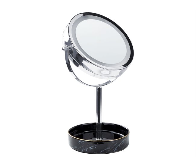 Beliani Espelho de maquilhagem SAVOIE 20x15 Preto