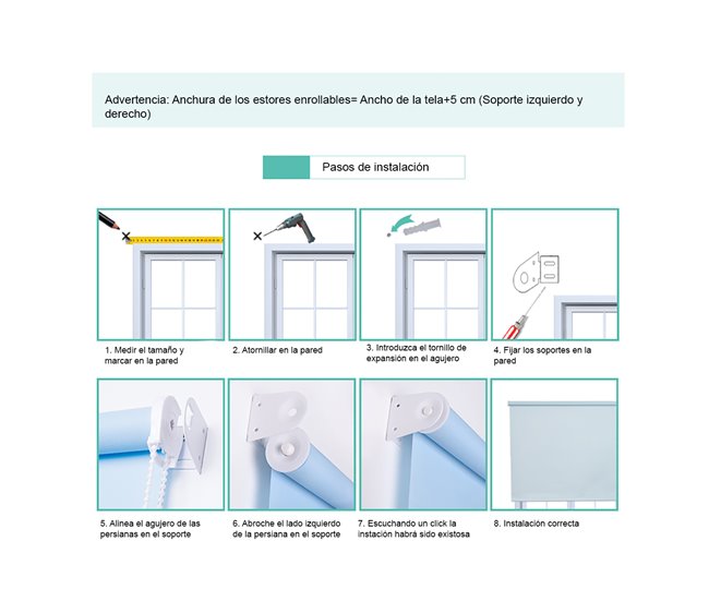  Acomoda Textil - Estore Translúcido Liso Fácil Instalação. 
