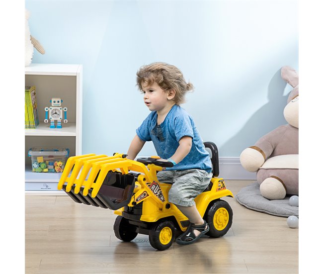 Carro Andador PP, ABS HOMCOM Amarelo