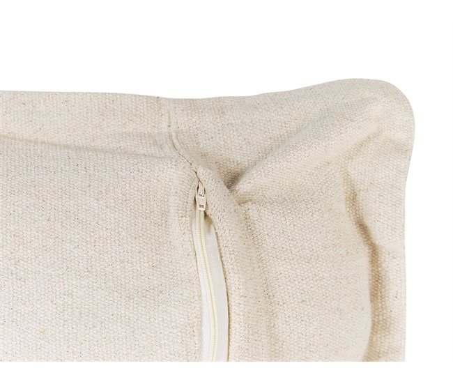 Beliani Almofada decorativa ATABAGI Creme
