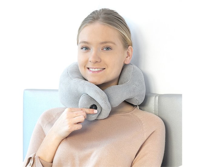 Almofada Cervical Massajadora IG811785 Cinza