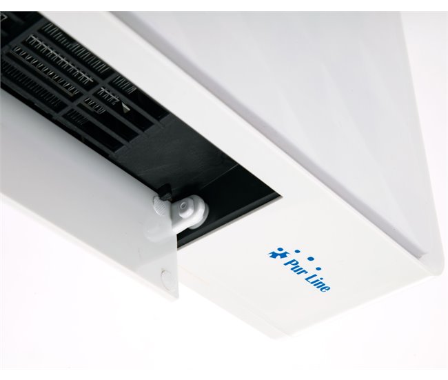 Aquecedor de parede cerâmico 2000 W com visor digital Branco