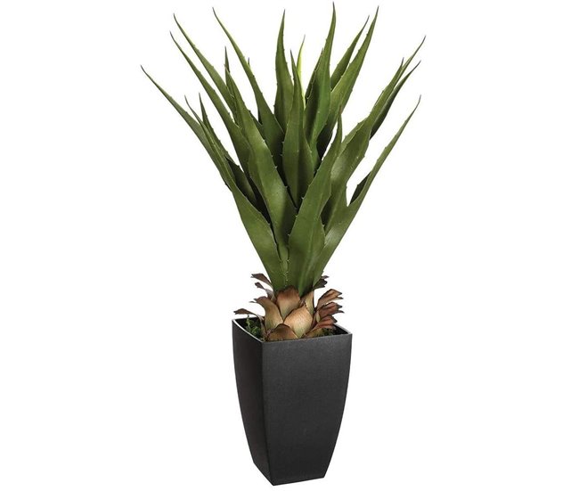 BEM CASA - Palmeira Artificial em Vaso Decoração de Interior Verde Escuro