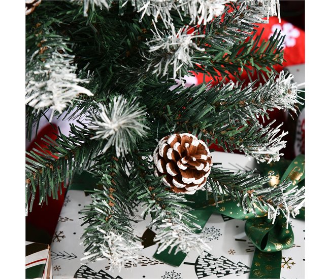 Árvore de Natal Artificial 180cm PVC HOMCOM, casa - natal Verde