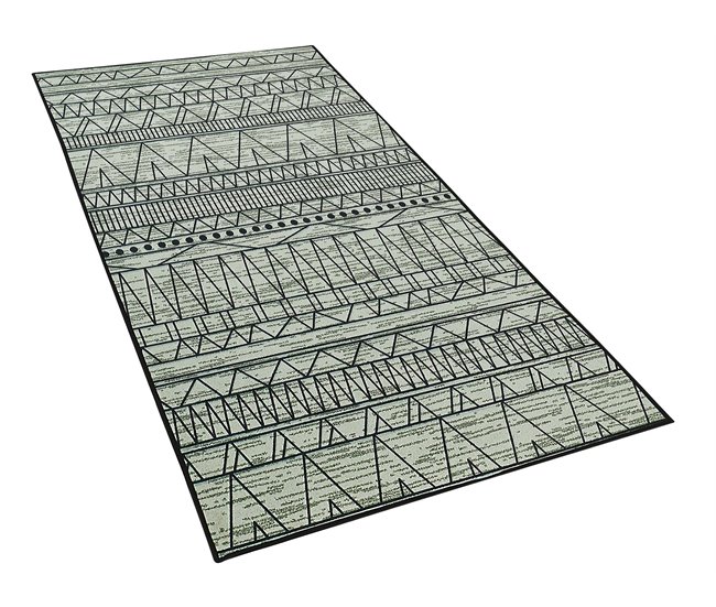 Beliani Pelos curtos KEBAN 80x150 Cinza Claro