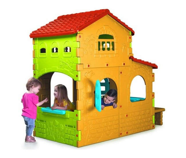 Casa Infantil de Brincar Super Villa Feber Multicor