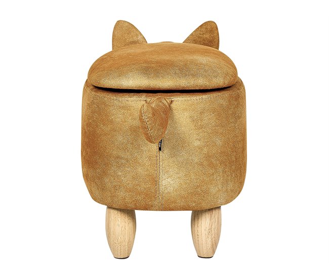 Beliani Puf animal FOX Laranja