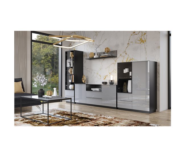 Armário para porcelana Mathis 100 Preto