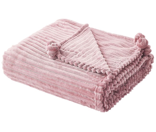Beliani Manta KAWERI Rosa