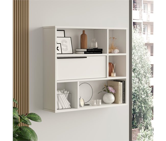 PRATELEIRA PAREDE OCEAN 90 Branco