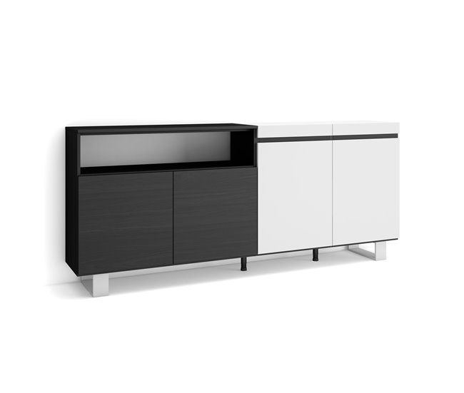 Aparadores para sala Branco/ Preto