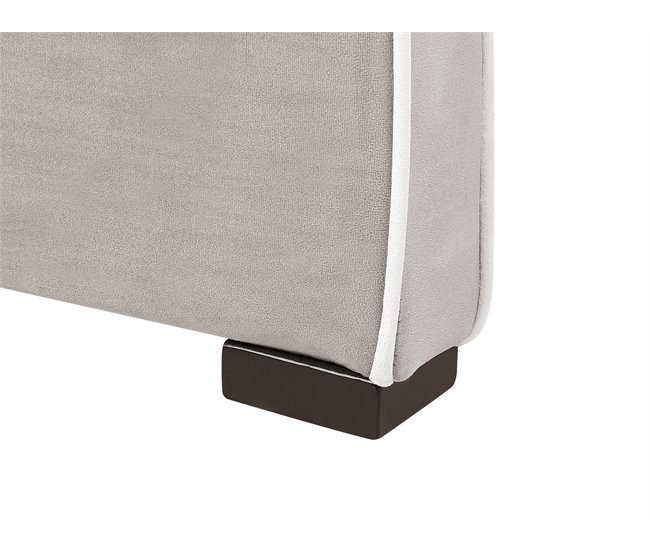 Beliani Cama Veludo TEENIE 98x230 Azul Claro