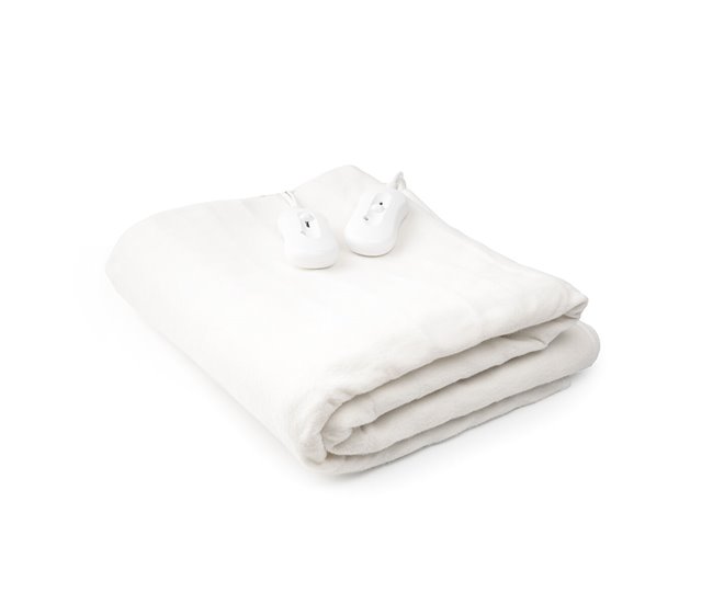 Aquecedor de Camas Elétrico Duplo Branco