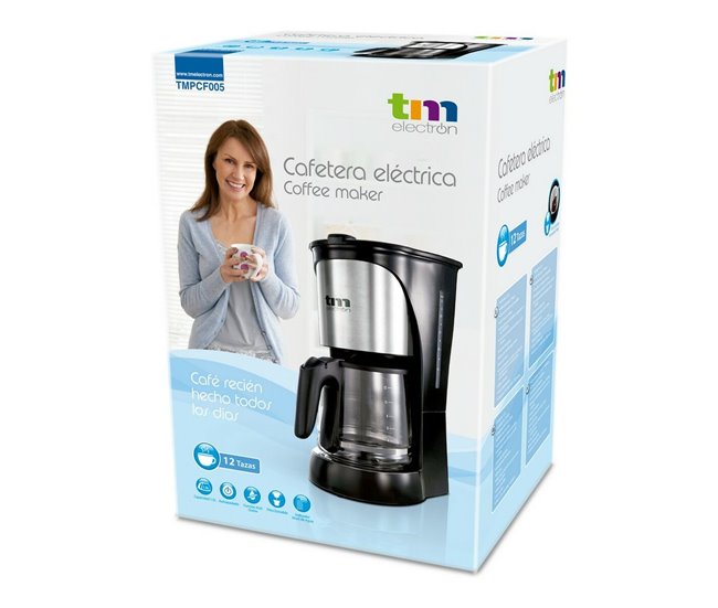 Máquina de Café de Filtro Preto / Cinza