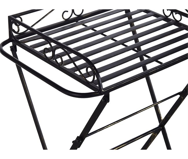 Beliani Mesa de apoio ANCUD 35x40 Preto