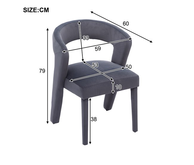 Poltronas de interior Cinza