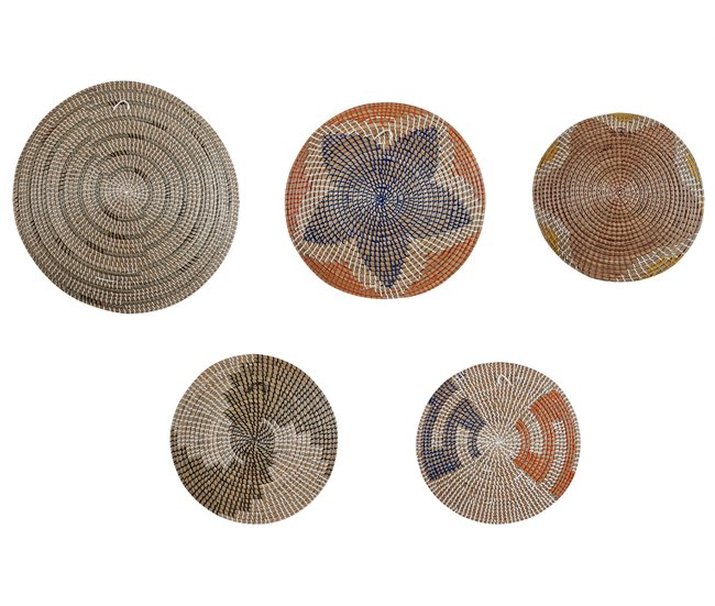 Beliani Decoração de parede PARORE Bege