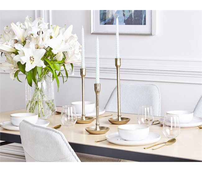 Beliani Candelabro LIWUNG Dourado