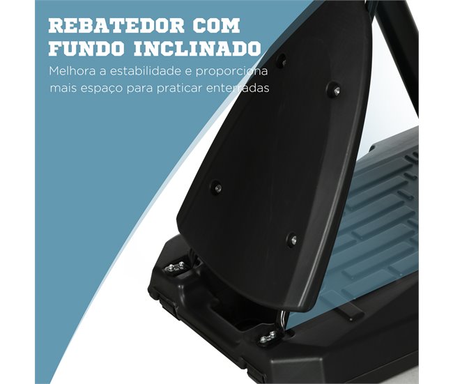 Tabela de Basquetebol Aço, PC e PE SPORTNOW Preto