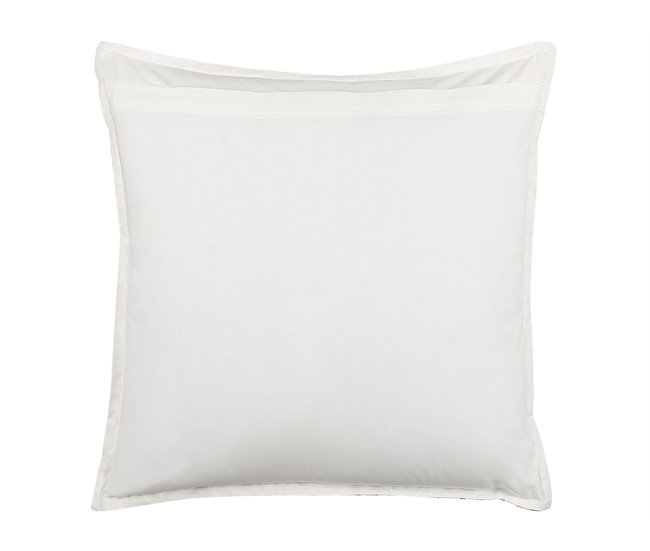 Beliani Almofada decorativa MEADIA Branco/ Bege