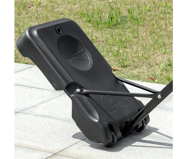 Tabela de Basquetebol Aço, PE e HDPE HOMCOM Multicor