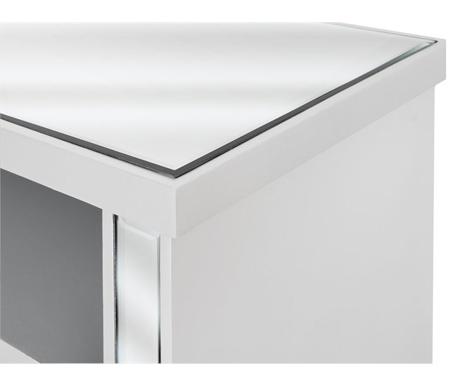 Beliani Mesa de TV NICEA 100 Cinza