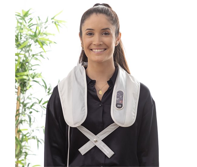 Massajador Elétrico Tapping com Golpes e Calor Tapping Cinza