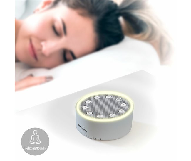 Máquina de ruído para dormir Cinza