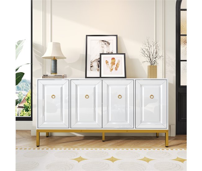 Aparador com 4 portas Branco