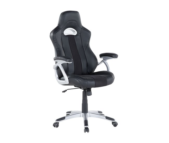 Beliani Cadeira executiva ADVENTURE Preto