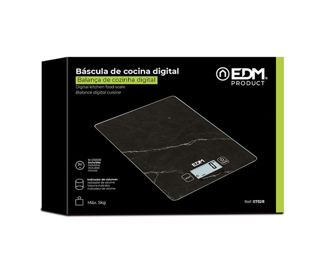 balança de cozinha 07528 Preto