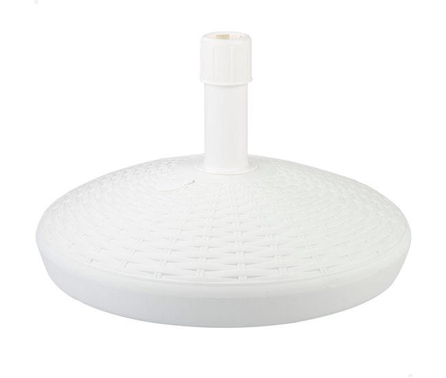 Base para guarda-sol circular branco 25-48 mm Aktive Branco