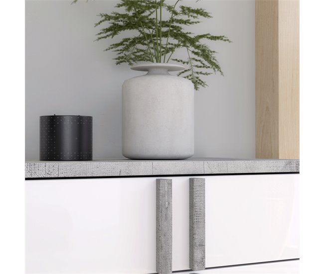 Cômoda 5 gavetas branco mate BUGANVILLA Branco